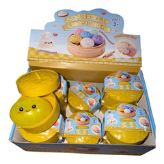 Wholesale Squeezy Dumplings Squishy Toy – 12 Piece Display Box | Sensory Fidget Stress Relief Toy