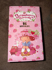 Strawberry Girl Pink Tumbler Gift Set – Cute Travel Cup with Straw & Handle 40 ounce