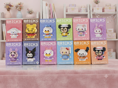 12 Pack Mini Building Block Blind Boxes – Cute Cartoon Brick Toy Set Bulk Wholesale Party Favors