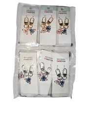 Best Friends Cartoon Keychain Set – Cute Duo Character Keychains | Matching Friendship Bag Charms | Assorted Dozen Pack