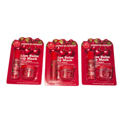Cherry Lip Balm & Lip Mask Set 24 Pack | Meike Glamour Lip Care Bulk