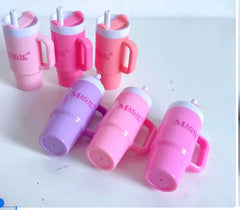 Cute Mini Tumbler Lip Balm Set – Kawaii Cup Shaped Moisturizing Lip Balm | Assorted Colors | Wholesale Beauty Gift Display