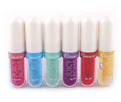 Rimocoo Juicy Bomb Glitter Lip Oil - Shimmering Hydrating Lip Gloss Display (24 Pcs)