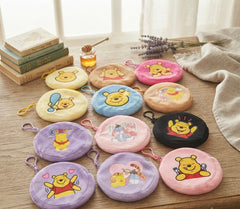 12 Pack Cute Cartoon Coin Purse Keychain – Plush Zipper Pouch Wallet Bulk Wholesale Party Favors