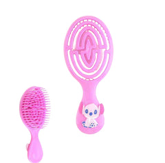 Cute Character Detangling Hair Brush Set – Kawaii Kids Paddle Hair Brushes Assorted Colors | Wholesale Dozen Pack