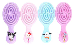 Kawaii Character Detangling Hair Brush Set – Cute Pastel Paddle Brushes for Kids & Teens | Wholesale Dozen Pack