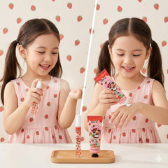 Strawberry Hand Cream & Perfume Spray Mist Set – Cute Kawaii Moisturizing Gift Duo | Travel Size Beauty Bundle