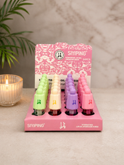 SIYIPING Princess Vibes Hydrating Lip Oil Set – Cute Pastel Moisturizing Lip Gloss Collection | 24 Piece Display Tray
