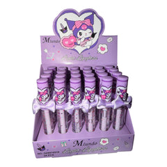 24 Piece Kuromi Inspired Light Lip Gloss Set – Wholesale Glitter Lip Gloss Collection for Girls & Women