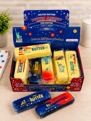12-Piece Patriotic Butter Squishy Box – Slow Rising Butter Squeeze Toys | 250th Anniversary Edition | Sensory Fidget Party Favors