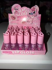 Moisturizing Lip Gloss – Cute Heart Wand Lip Gloss (24pc)