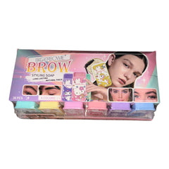 Brow Styling Soap Set (36PCS) – Long Lasting Eyebrow Wax Bulk Pack | Clear Brow Soap Kit for Fluffy Laminated Brows, Wholesale Beauty Bundle
